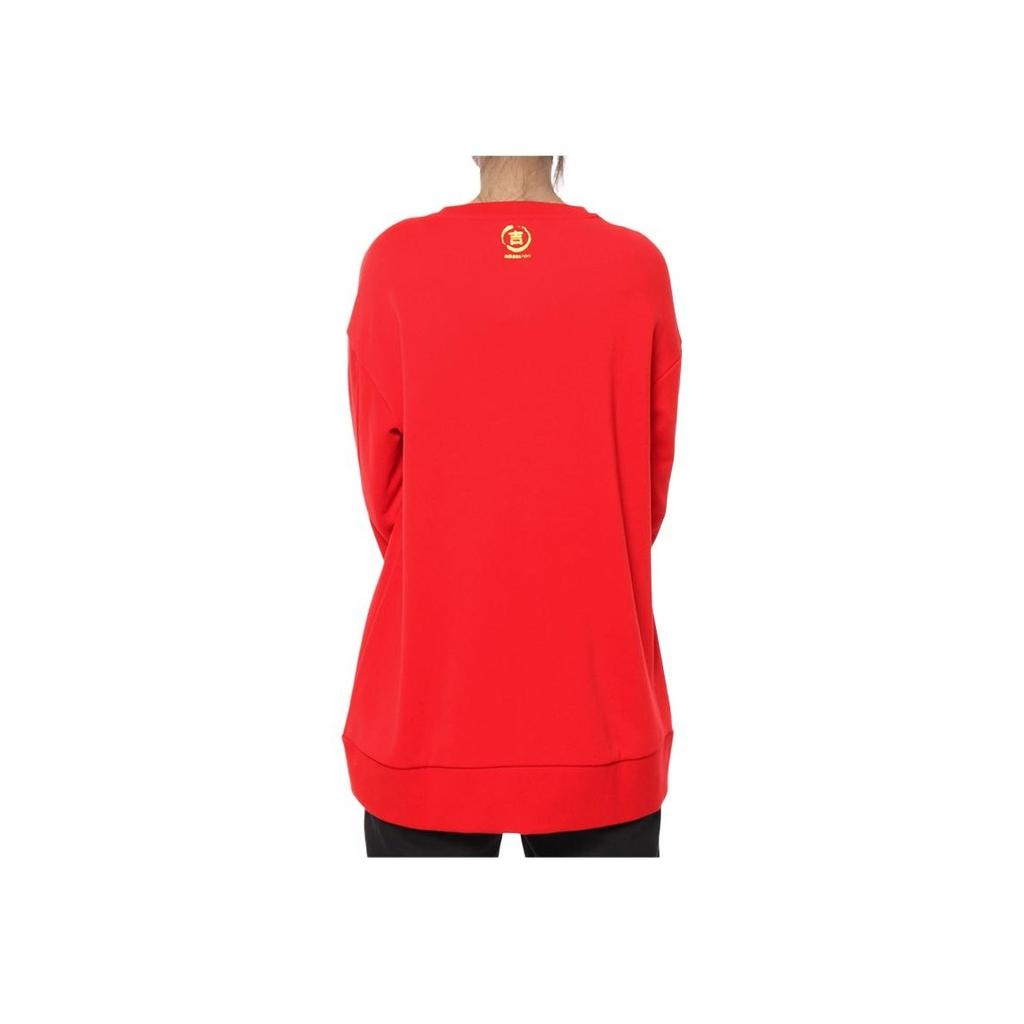 Adidas Neo Casual Comfortable Round Neck Sweatshirt Women sweatshirt Red DZ7604