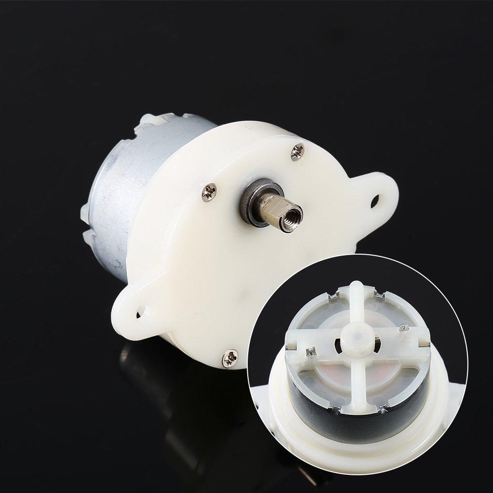 Low RPM DC Motor Slow Speed Motor High DC Motor 12V DC Electric Motor 3 RPM 4mm Shaft Micro Motor Slow Down Mute Motor, 12V Motor Slow RPM