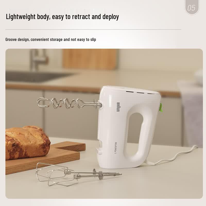 Braun HM1110 Handheld Electric Mixer CN plug (adapter included)