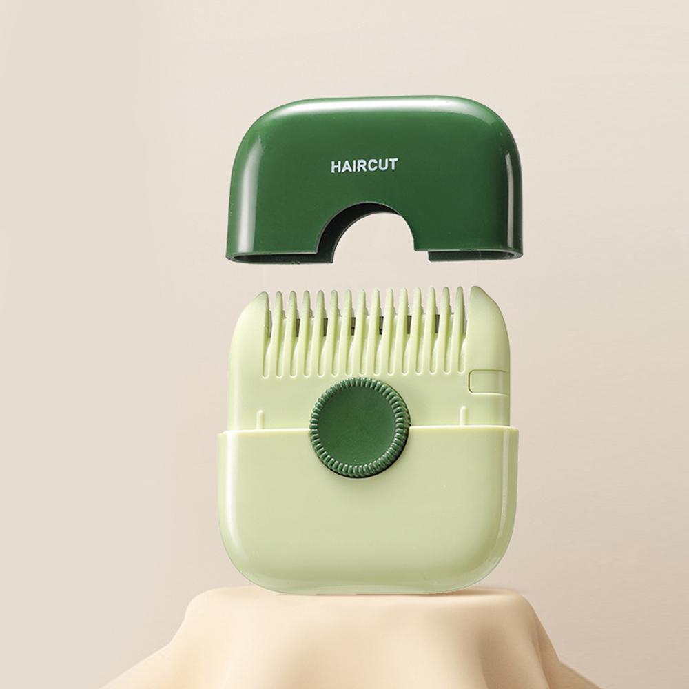 2-In-1 Hair Trimmer And Comb Barber Comb Bangs Hair Remover  Creative Portable Professional Haircutting Tools Split Ends Cutter