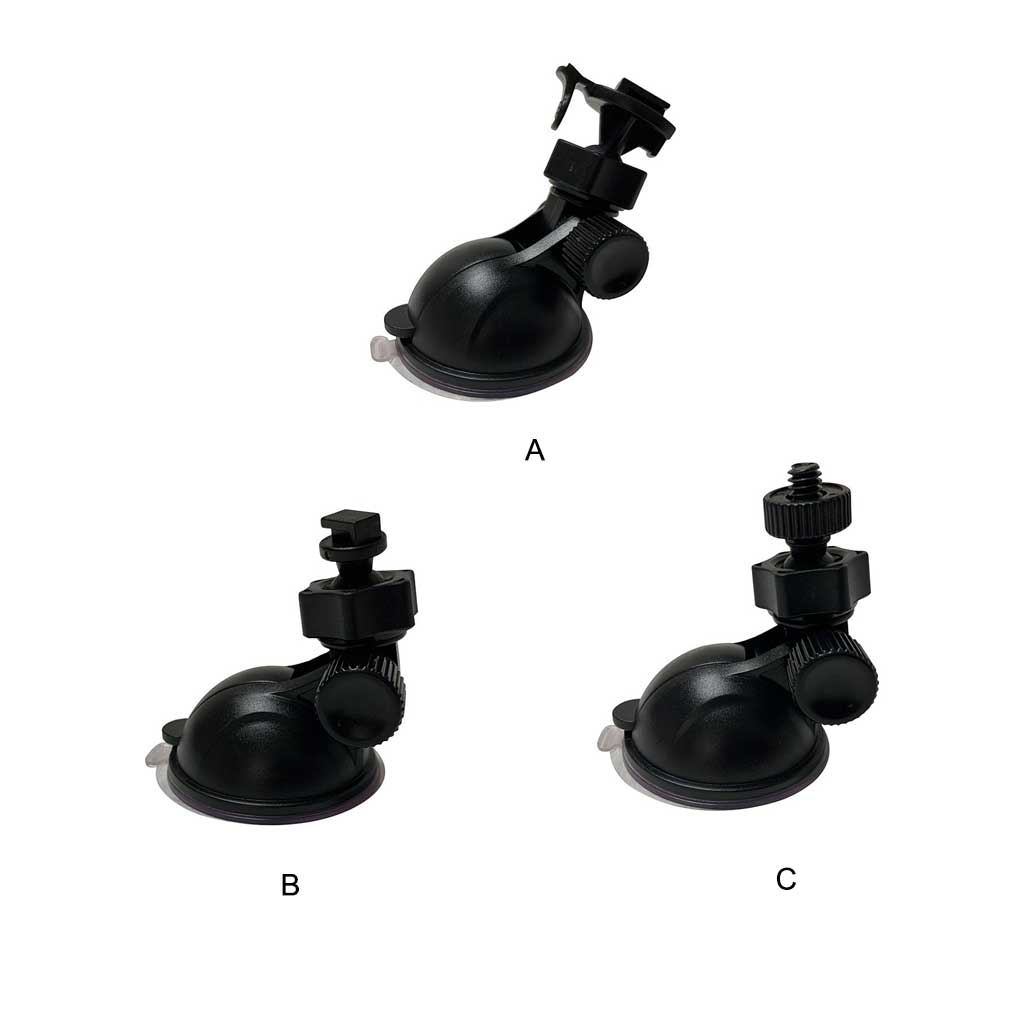 Holder Suction Cup Mount 45mm Adjustable Holders Compact Long-Lasting Rack Mounts Smooth Automobile Data Recorder