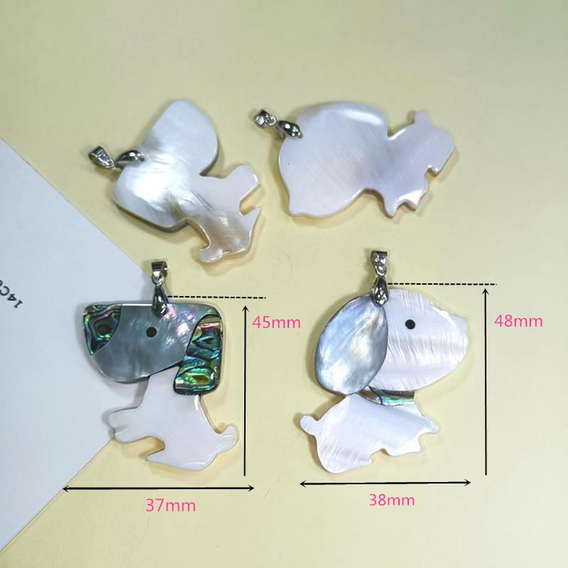 Collana Pendente con Conchiglia Zodiaco Animale Vintage con Perline Colorate Artigianali per Gioielli d'Arte