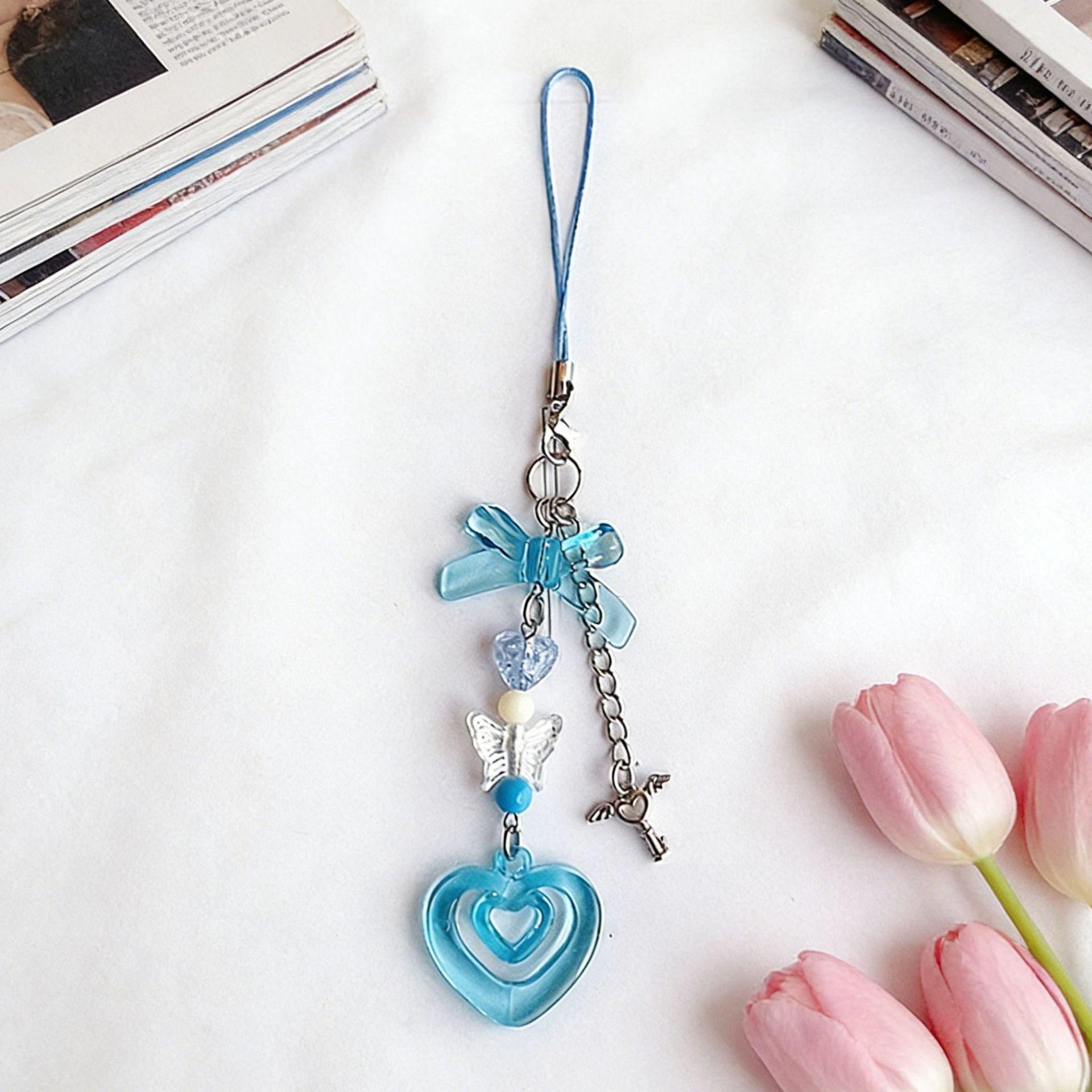 Handmade Bow, Mobile Phone Chain, Pendant, Card Book, Goben Pendant, Love Bag, Pendant, Keychain, Couple Gift.