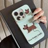 Luxury Soft Leather Phone Case For iPhone 16 Pro Max  Funda iPhone 15 13 11 14 Plus 12 16promax 15promax 13promax Cartoon Covers