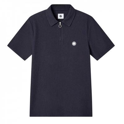 Pretty Green Mens Islington Quarter Zip Regular Polo Shirt