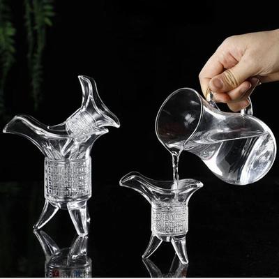 Tripod Base Crystal Glass Cup Ancient Baijiu Cup New Chinese Emperor Cup