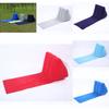 Camping Wedge Chill Inflatable Beach Chair Festival Lounger Pillow Cushion Seat