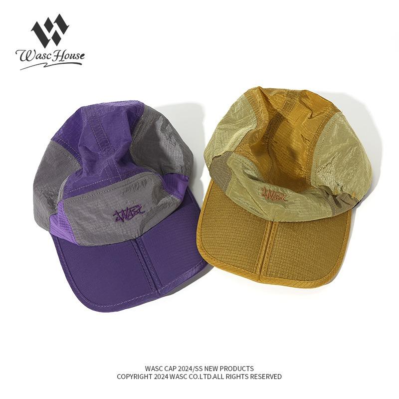 Baseball cap Foldable brim Outdoor quick-drying visor Mesh sun hat Sports cap Parent-child peaked cap Tide