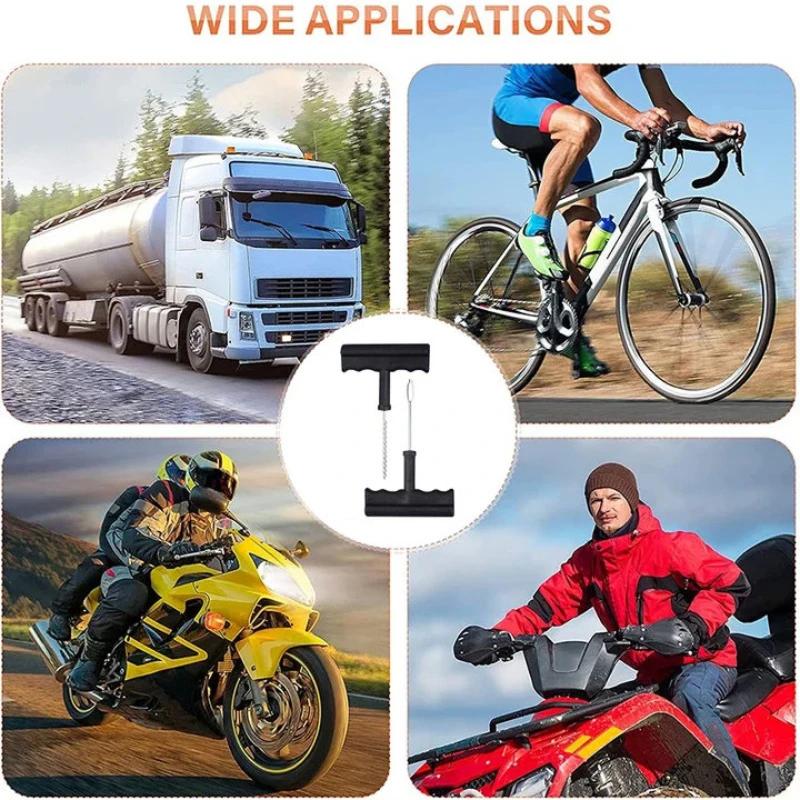 Car Tire Repair Kit Puncture Plug Tools Tyre Puncture Emergency for Tire Strips Stirring Glue Repair Tool Kit Car Accessories