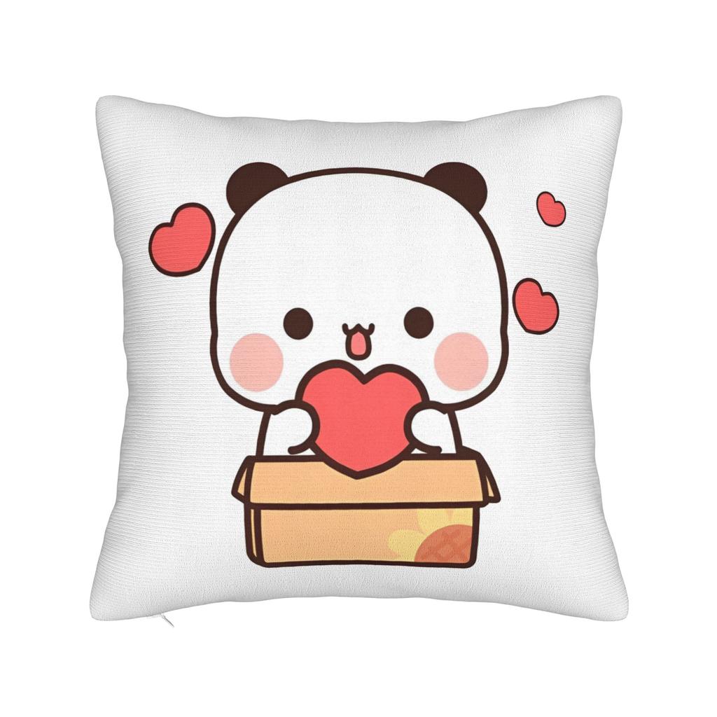 Pillow Case Bubu Dudu Graphic Pillow Cover For Couch Sofa Bedroom Kawaii Pillowcases