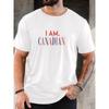 Men'S I AM. CANADIAN Graphic Summer Casual Short-Sleeve T-Shirt