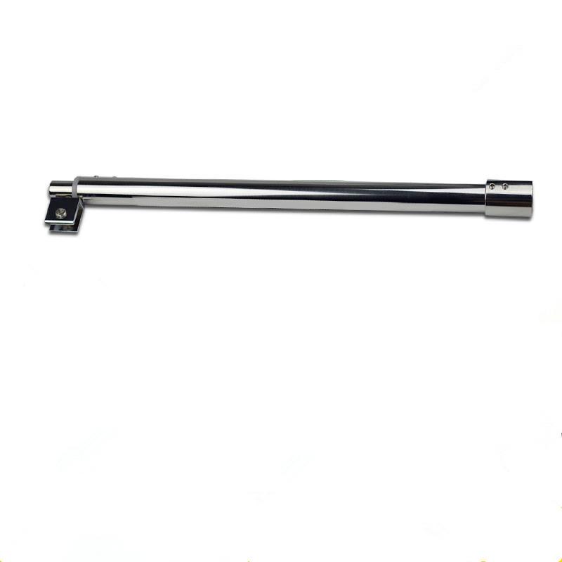 Stainless steel Shower Glass door fixed rod/clip,Bathroom glass support bar,Plane fixed,Adjustable length,shower accessories