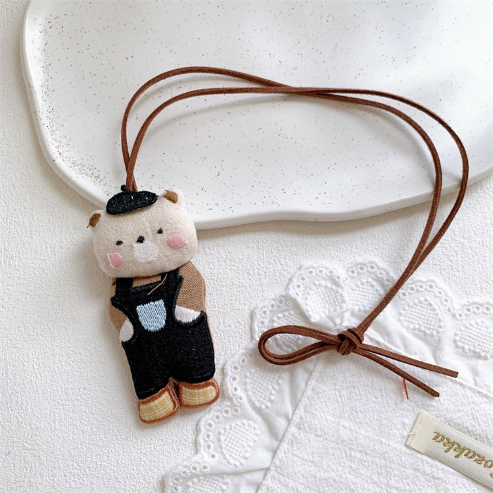 Cartoon Animal Sweater Necklace Girls Sweet Clothing Pendant Cute Sweater Chain