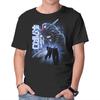 Unisex Crew Neck T-Shirt Mobile Suit Fighter Graphic Short Sleeve Casual Tee