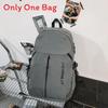 Minimalist Nylon Casual Backpack With Design For Students And Teens
