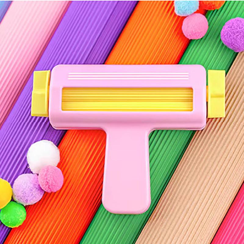 Rullo Testurizzato a Linea Retta Carta per Artigianato Embosser Strumento Ondulatore per Carta per Fai da Te Artistiche Artigianato Scrapbooking