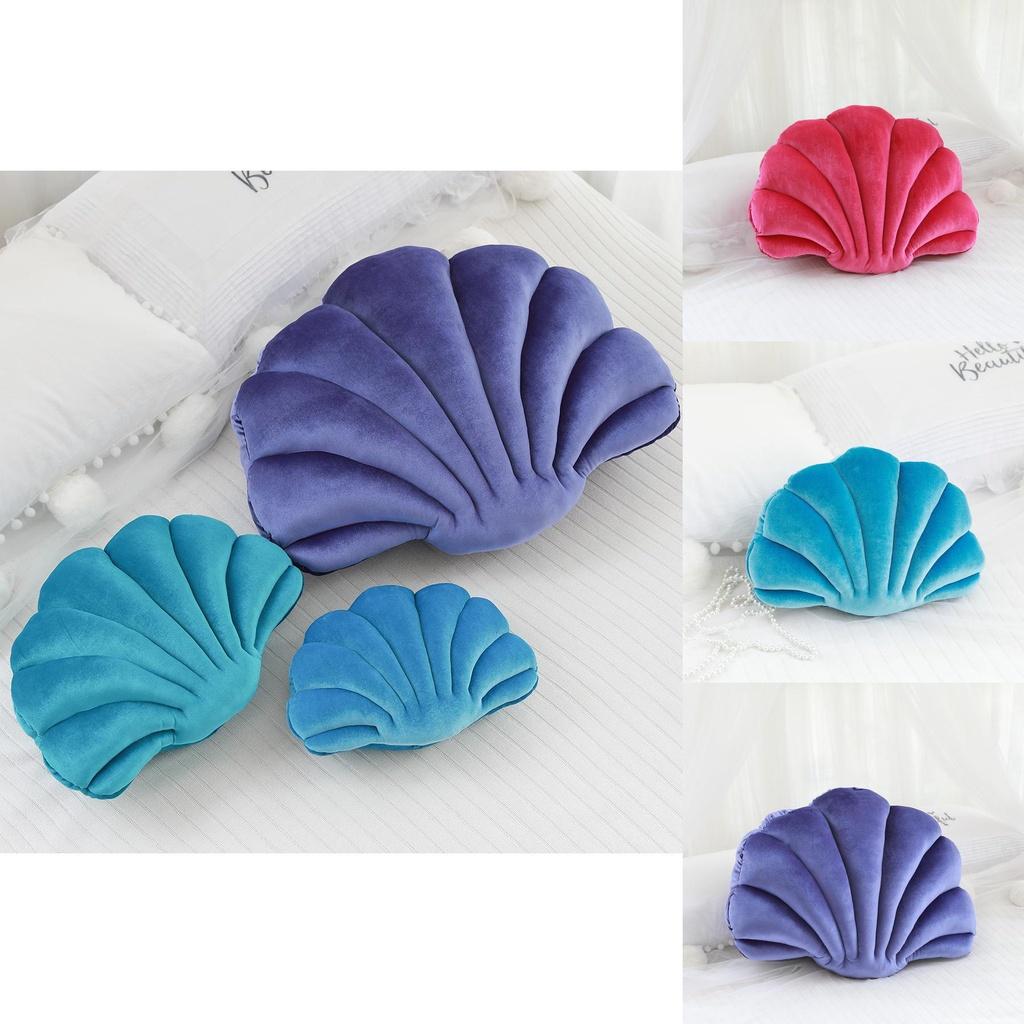 Soft Seashell Plush Pillow For Home Decorating Office And Siesta