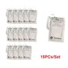 1Style School Card Access Card Holder Acrylic Transparent Protective Sleeve ID Card Bus Meal Worker ID Card Holder