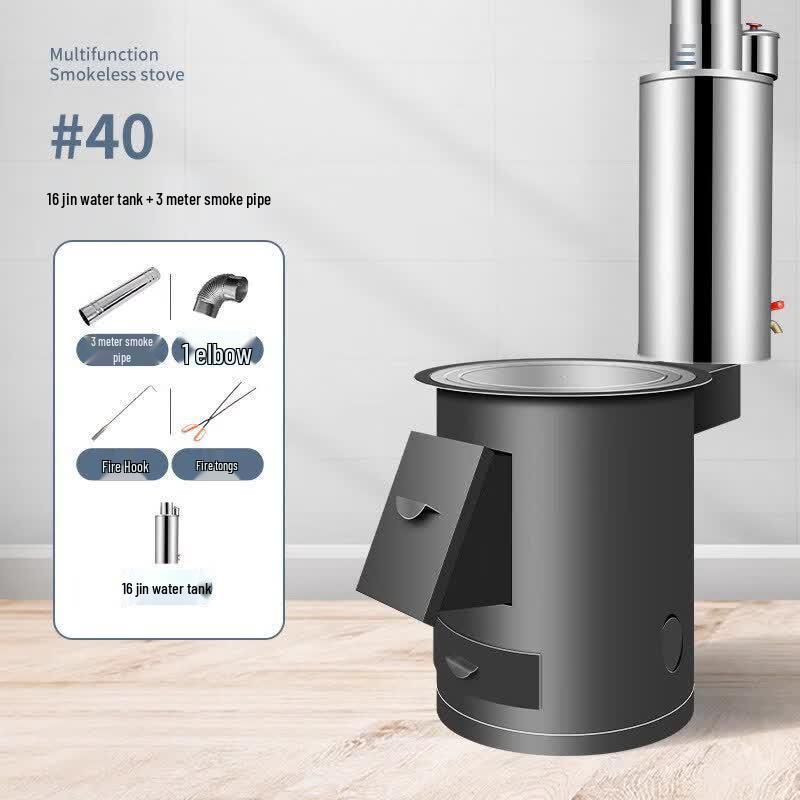 Jun Ding Ying Wood Stove Hot Water Tank Kit