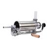 Manual Sausage Stuffer Maker Stainless Steel Vertical Homemade Sausage Filling Machine with 4 Stuffing Tubes for Home
