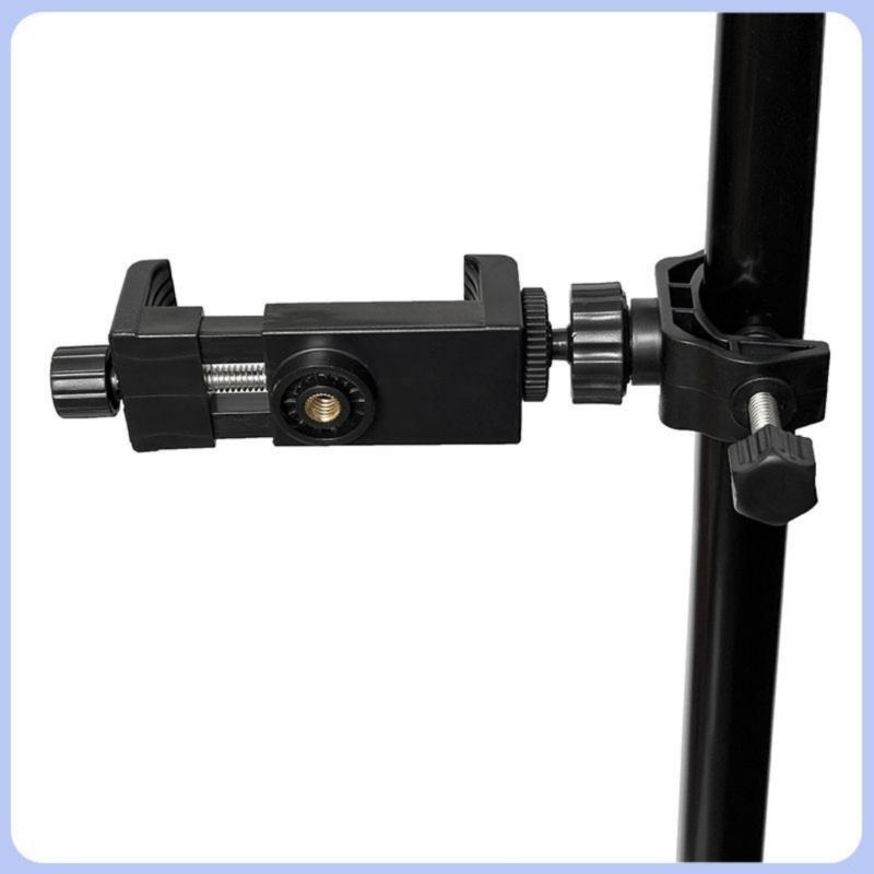 Portable 45°Rotation Stand Phone & Mic Stand Compatible for Action Cameras, DSLR Smartphones Quick Installation