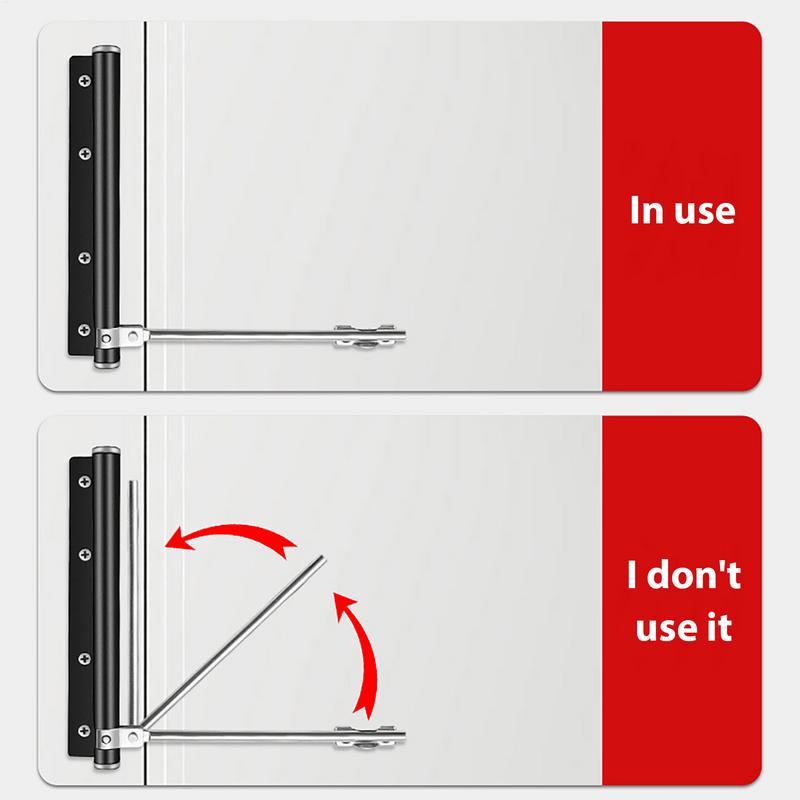 18.5cm Stainless Steel Automatic Door Closer Adjustable Heavy Duty Commercial Door Closer Self-Closing Door Closers for Home