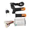 Controller Motore 36V 1000W Lega di Alluminio Gomma Controller Bicicletta Elettrica Kit Manopola Acceleratore con 2 Chiavi per Elettrico