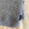 Luochi Women's Solid Wool Knit Scarf - Korean Style, Warm & Soft Fluffy Neck Gaiter for Winter.