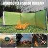 Multifunctional Outdoor Use Wind Barrier Screen Folding Tent Wind Shield Oxford Cloth Texture for Tents Large Design