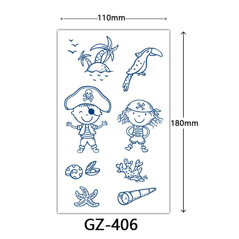 Autocolante Tatuaj Herbal, Autocolante Tatuaj cu Suc, Autocolante Tatuaj Semi-Permanent cu Litere Englezești Tatuaj