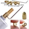 7Pcs/set Drill Chucks Adapter 0.5mm-3.2mm Mini Drill Chucks For Dremel Chuck Adapter Micro Collet Brass For Power Rotary Tool