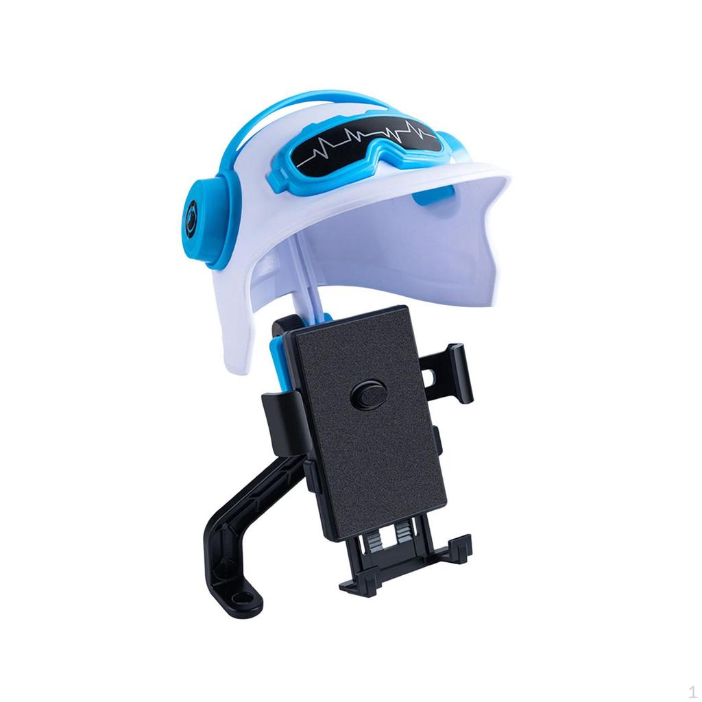 Bike Phone Mount Holder Cell Clip With Sun Visor Cute Adjustable Cradle Clamp