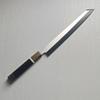 Coltello per Sashimi Lama a Filo Singolo Affilato Coltello da Chef per Affettare il Pesce Sushi Kiritsuke Coltelli da Cucina Giapponesi Manico in Ebano e Corno