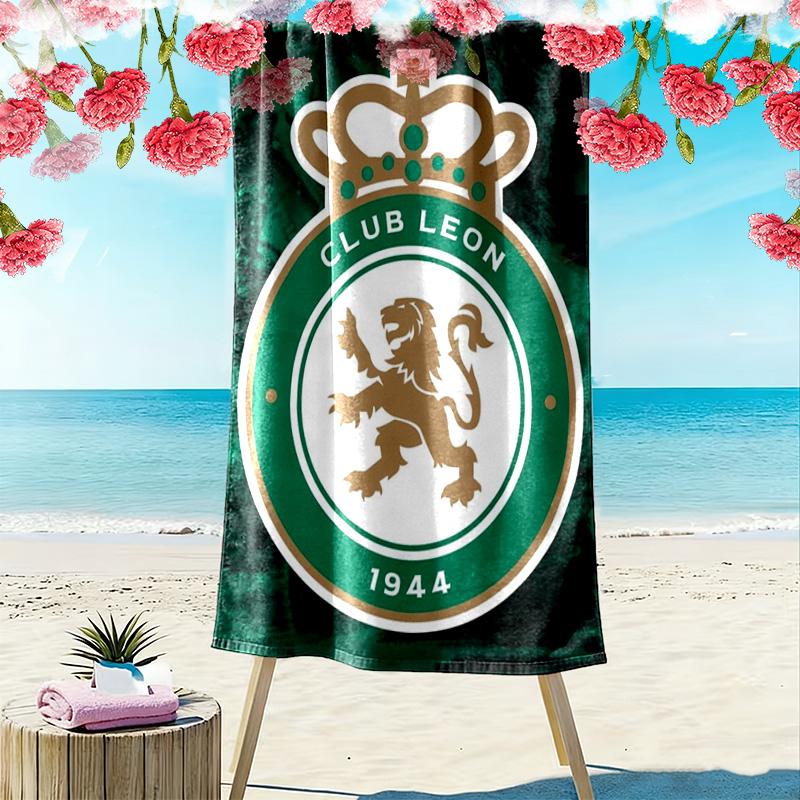 Club Leon 2D Flat Print Beach Towel, Large Soft Quick Dry Towel for Beach Camping Swimming.NSTJ0928397