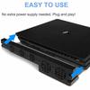 Linkhood chladicí ventilátor pro ps4 pro usb externí chladič 5 ventilátorů turbo s regulací teploty chladicí ventilátor pro herní konzoli Sony playstation pro