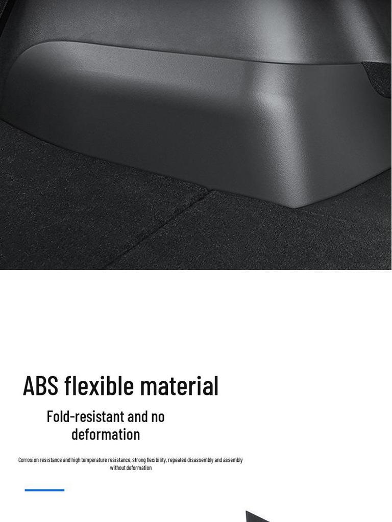 Tesla Model Y Innenraum Flauschiger Kofferraum-Eckenschutz