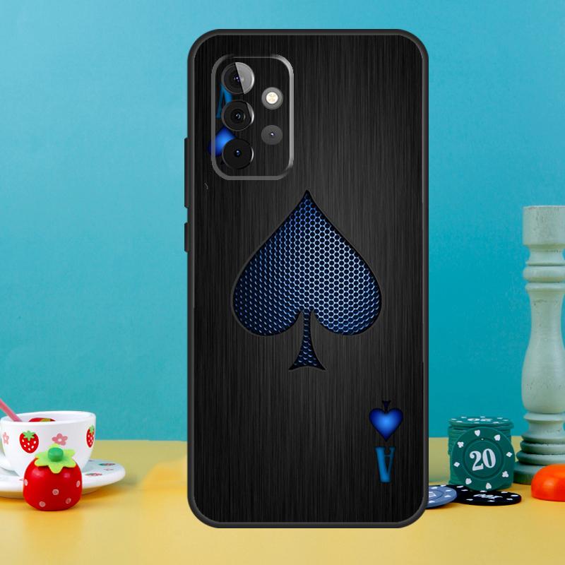 Ace of Spades Case For Samsung Galaxy A35 A26 A16 A05 A55 A15 A32 A12 A22 A52 A54 A34 A14 A56 A36 A13 A53