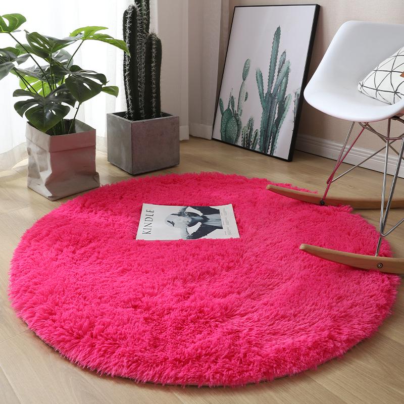 Tie-Dye Rundteppich für Wohnzimmer, Schlafzimmer oder Büroräume