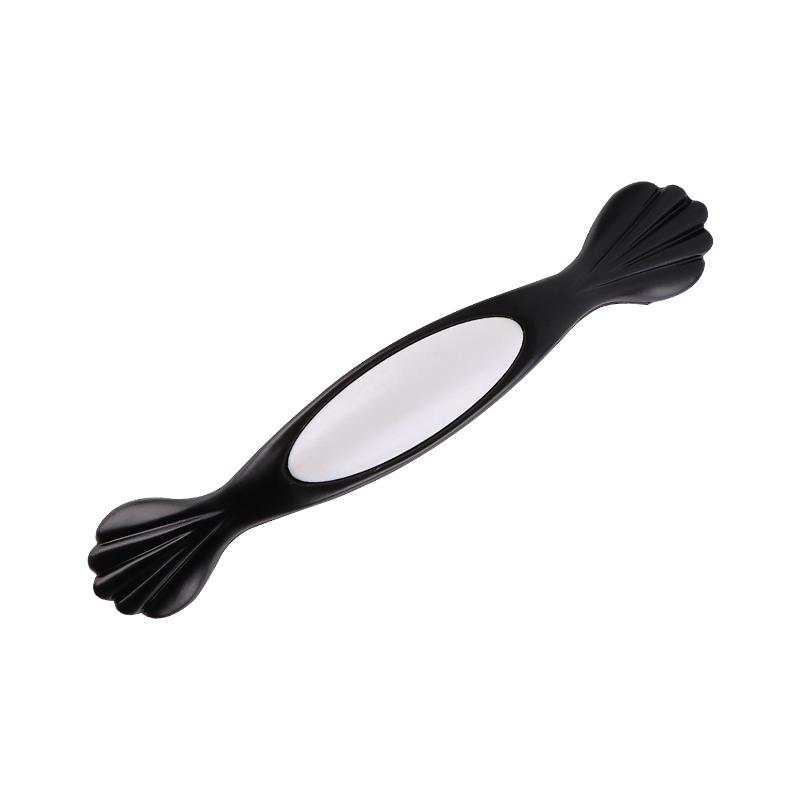 Fuji Black European Style Cabinet & Wardrobe Handle