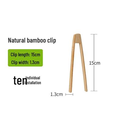 Carbonized Bamboo Food Tongs