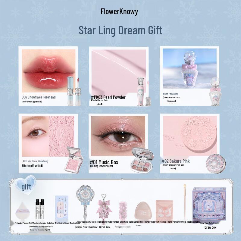 Flower Knows Zestaw prezentowy makijaż Snowflake Ballet