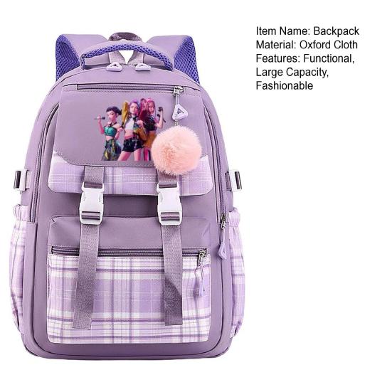Damen Mode Rucksack Jäger Print Schulrucksack Große Kapazität Reiserucksack mit mehreren Fächern für Mädchen Street Daily Outings Verwendung