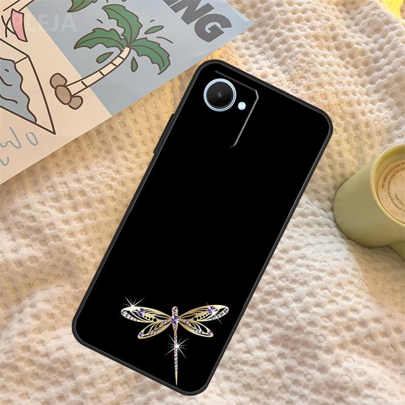 Dragonfly Animal Art Case For Realme C67 C63 C55 C51 C75 C61 C53 C35 C65 C71 11 12 13 14 15 Pro Plus GT6 GT7 Pro