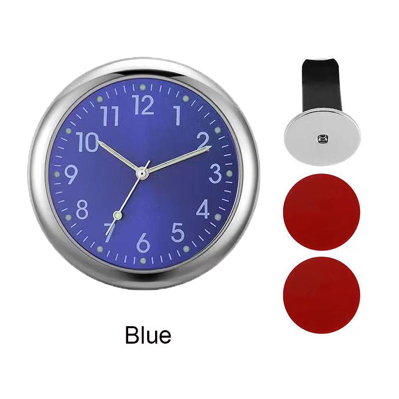 Luminous Car Clock Air Outlet  Mini Quartz Clock With Clip Auto Ornament Internal Stick-On Waterproof Watch Car Accessories Gift