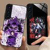 Jujutsu Kaisen Yuta Okkotsu Phone Case for Samsung Galaxy A56 55 54 53 52 51 36 35 34 23 16 15 5G Glass Colorful Cover Luxury