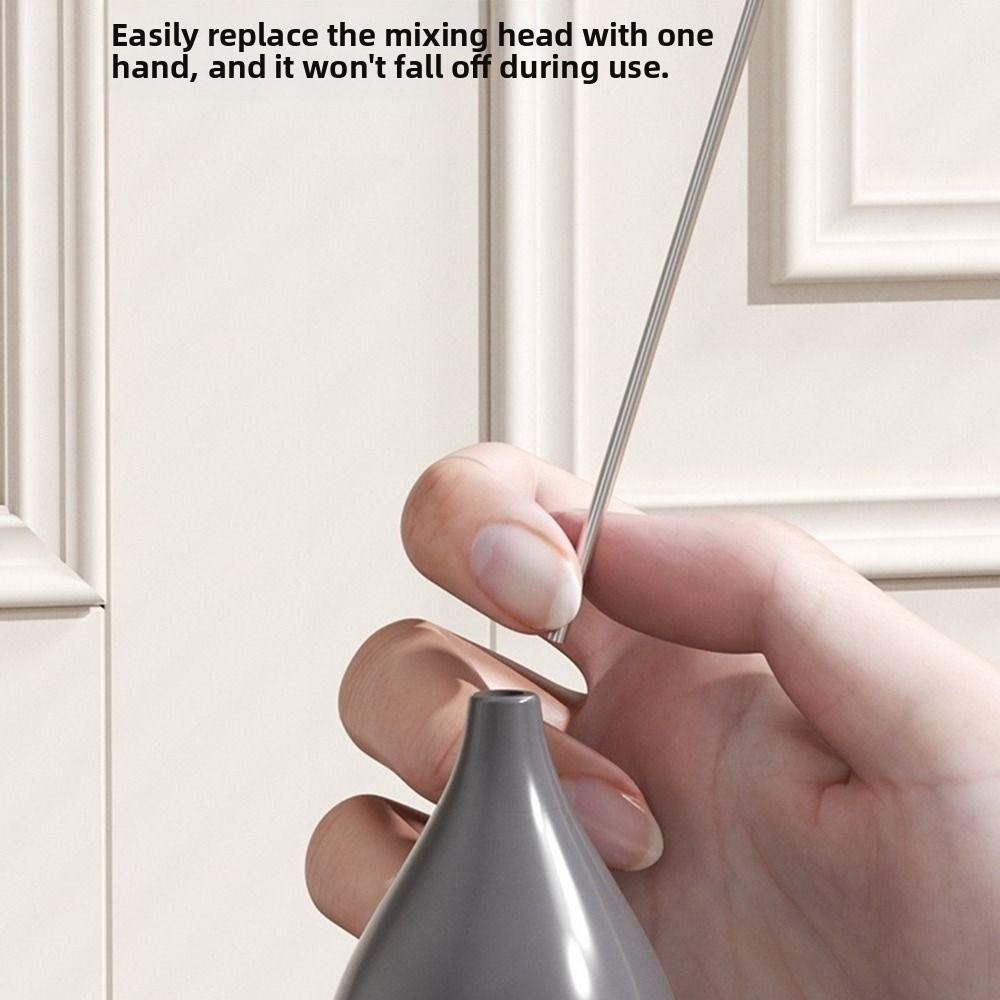 Portable Milk Frother Handheld Egg Beater Professional Wireless Cream Blender Coffee Lovers