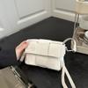Exquisite Small Square Bag 2025 Popular Super Hot Small Bag Women's Niche Design Fashionable Versatile Woven Shoulder Messenger Bag