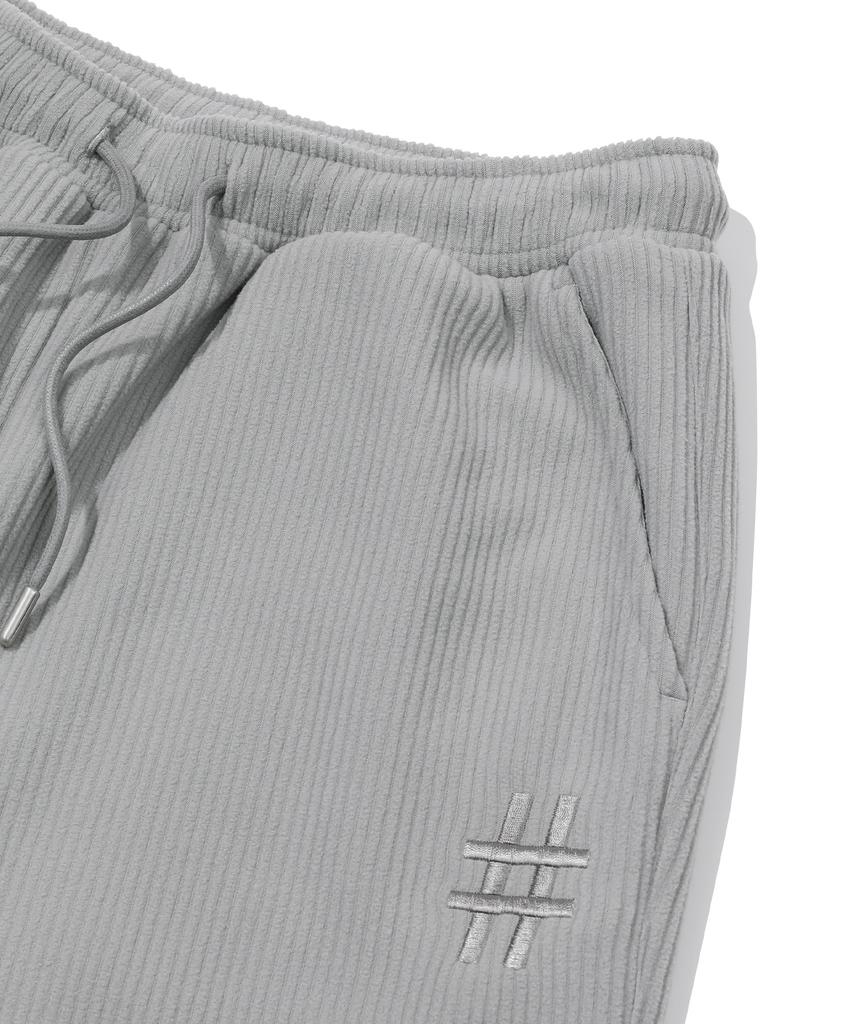 BEENTRILL Women'S Corduroy Fleece Sweatpants (Warm Grey)