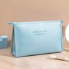 Modern Minimalist Pu Makeup Bag With Waterproof Design For Travel And Storage