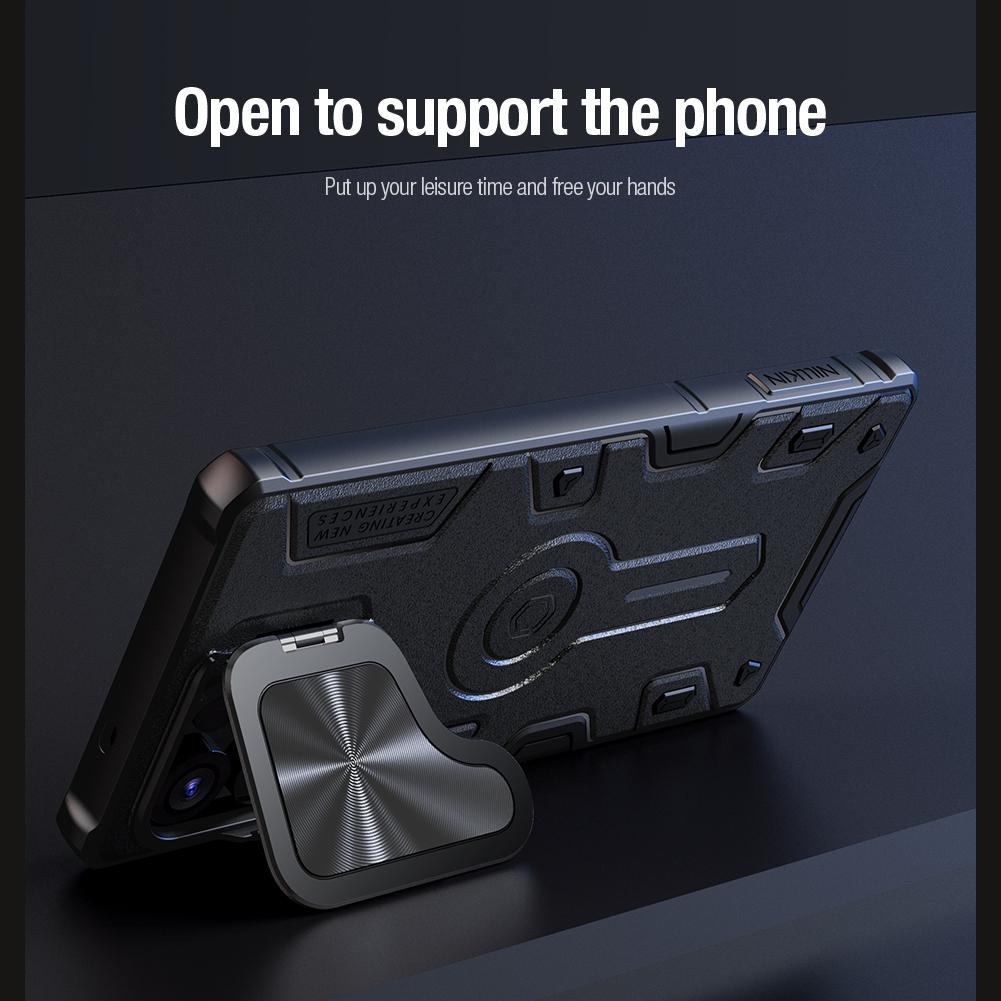 NILLKIN Pro Samsung Galaxy S25 Ultra Pouzdro na telefon CamShield Armor Prop Ochrana fotoaparátu Zadní kryt